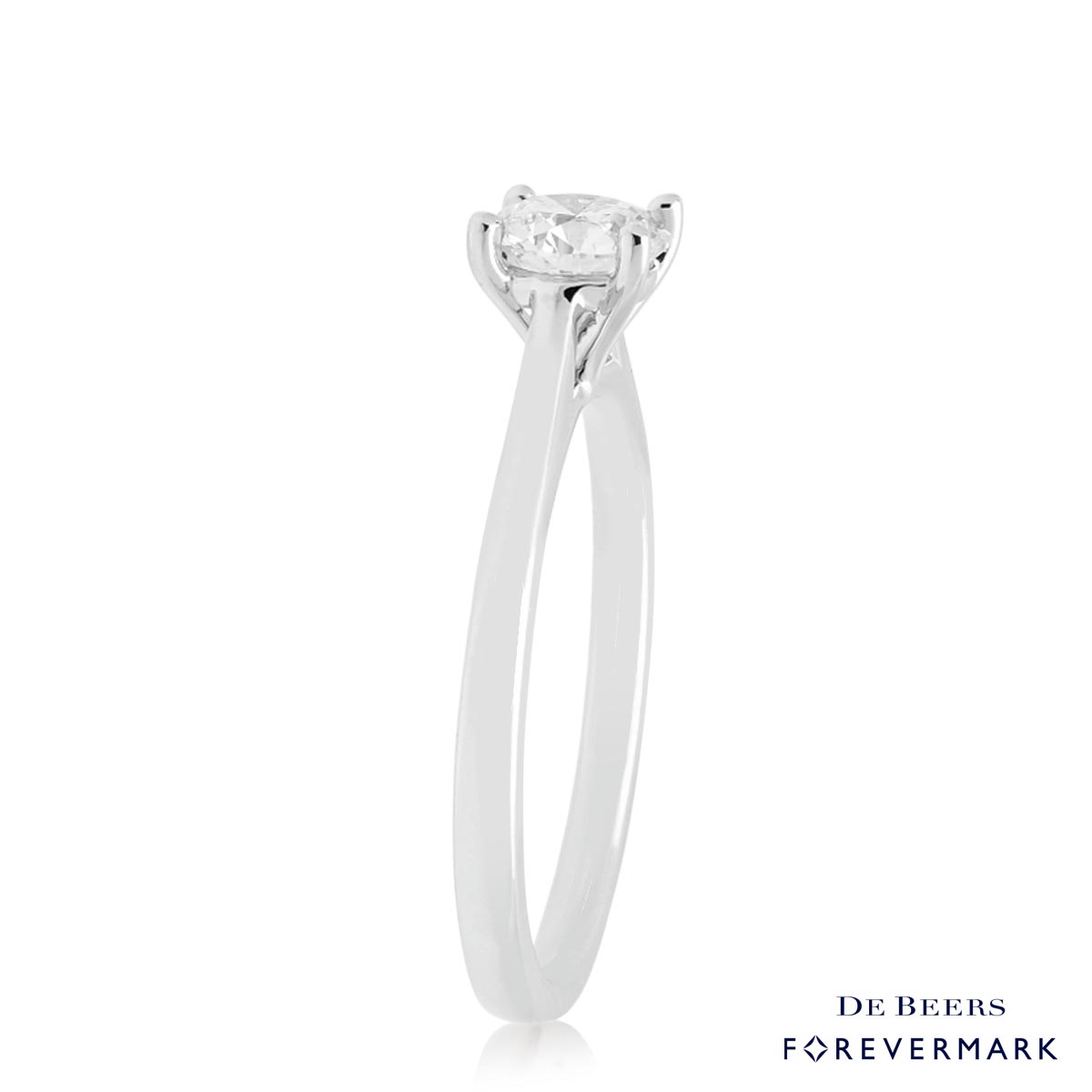 0.50 Carat 4-Claw Round Diamond Engagement Ring – LeGassick Jewellery